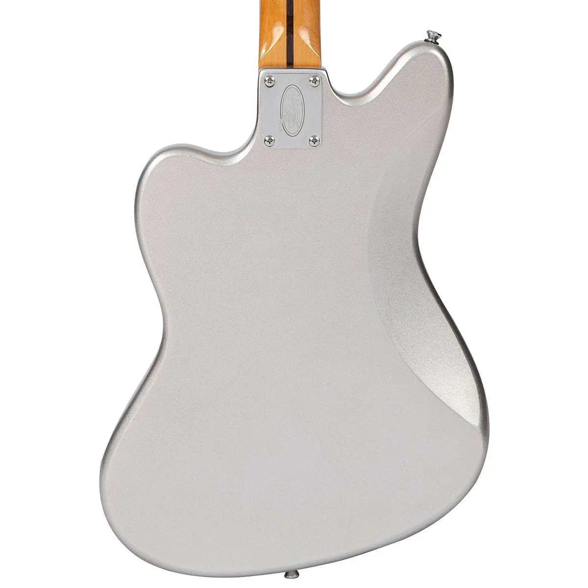 Vintage REVO Series 'Surfmaster 90' Electric Guitar ~ Metallic Silver - Richards Guitars Of Stratford Upon Avon