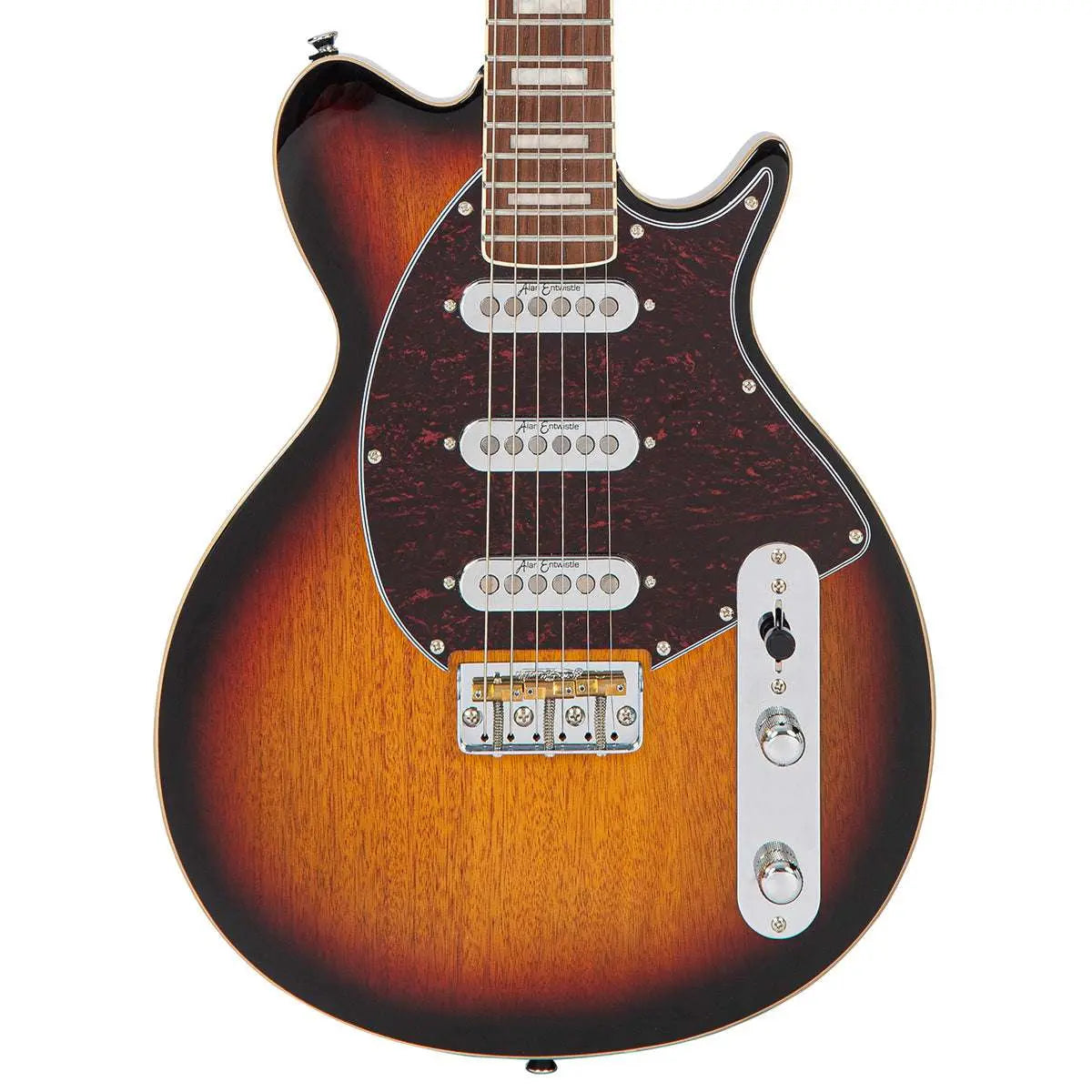 Vintage REVO Series 'Vision' Electric Guitar ~ Two Tone Sunburst - Richards Guitars Of Stratford Upon Avon