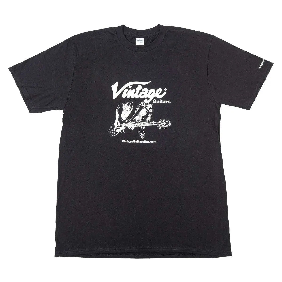 Vintage T-Shirt ~ Black, Large - Richards Guitars Of Stratford Upon Avon