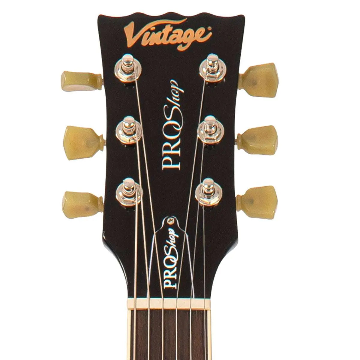 Vintage V100 ProShop Unique ~ Blue Alumitone - Richards Guitars Of Stratford Upon Avon