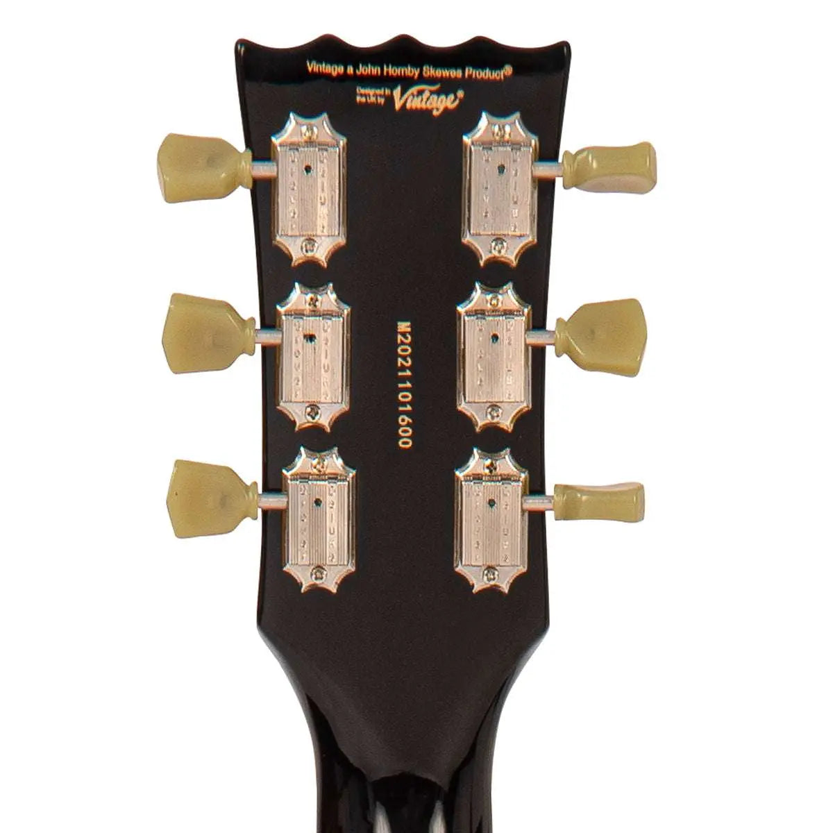 Vintage V100 ProShop Unique ~ Blue Alumitone - Richards Guitars Of Stratford Upon Avon