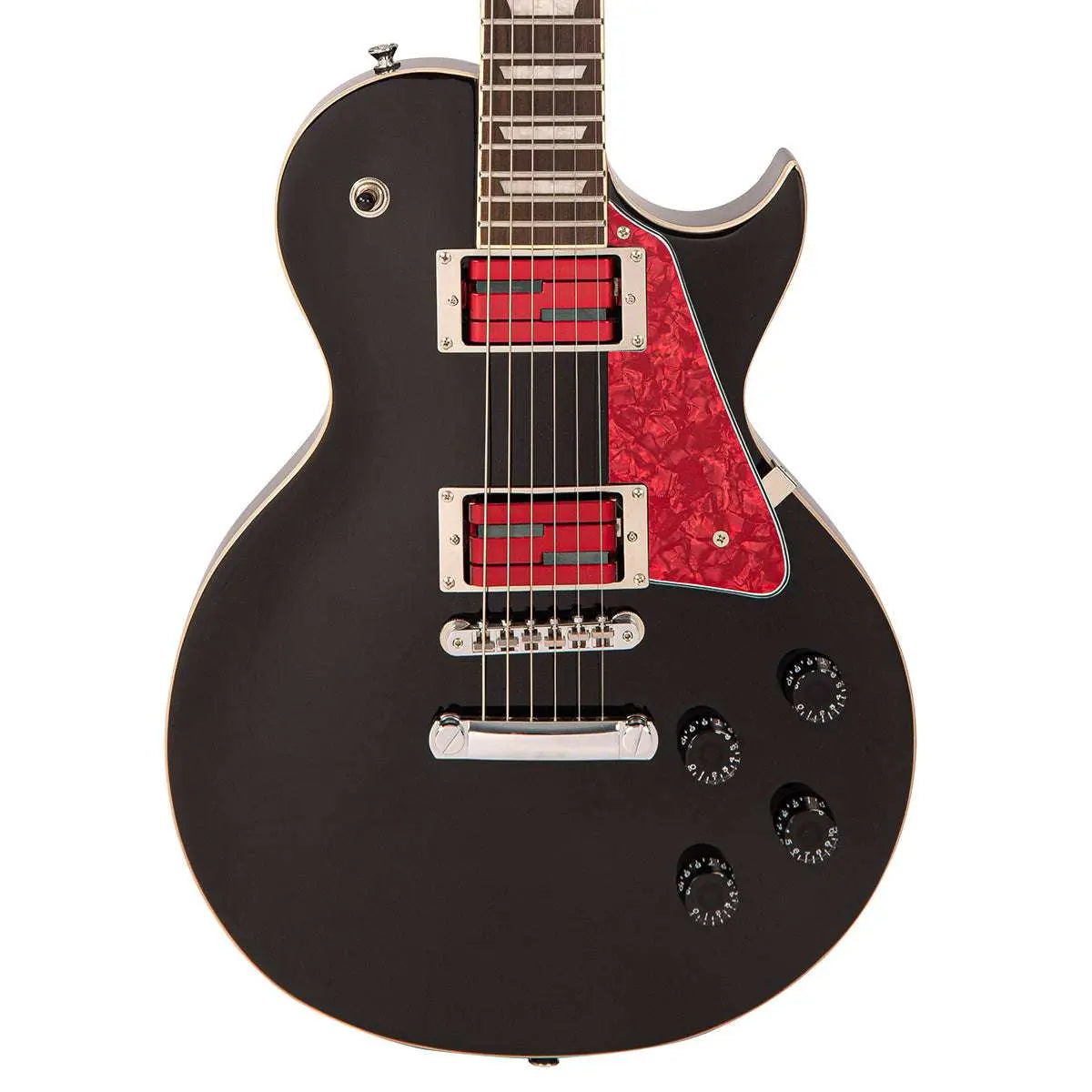 Vintage V100 ProShop Unique ~ Red Alumitone - Richards Guitars Of Stratford Upon Avon