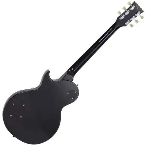 Vintage V100BLK ReIssued Electric Guitar ~ Boulevard Black - Richards Guitars Of Stratford Upon Avon