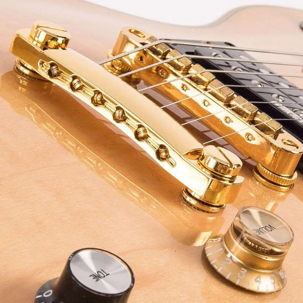 Vintage V100MP With Solid Carved Maple Cap - Richards Guitars Of Stratford Upon Avon