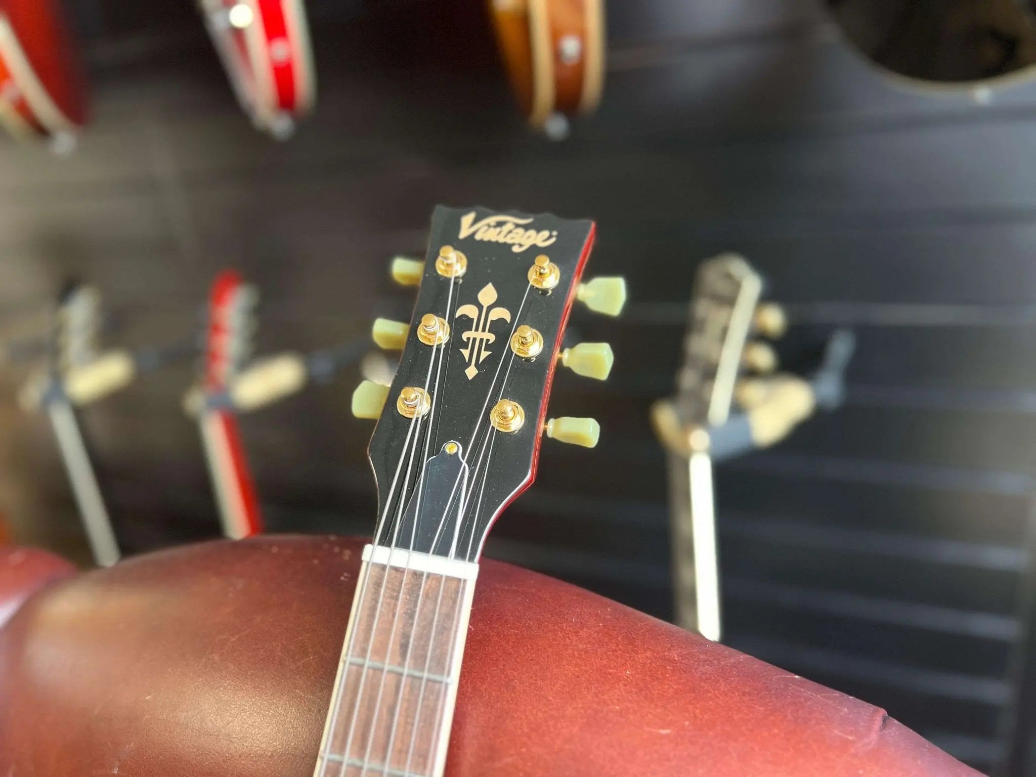 Vintage V100NBTSB Electric Guitar - Richards Guitars Of Stratford Upon Avon