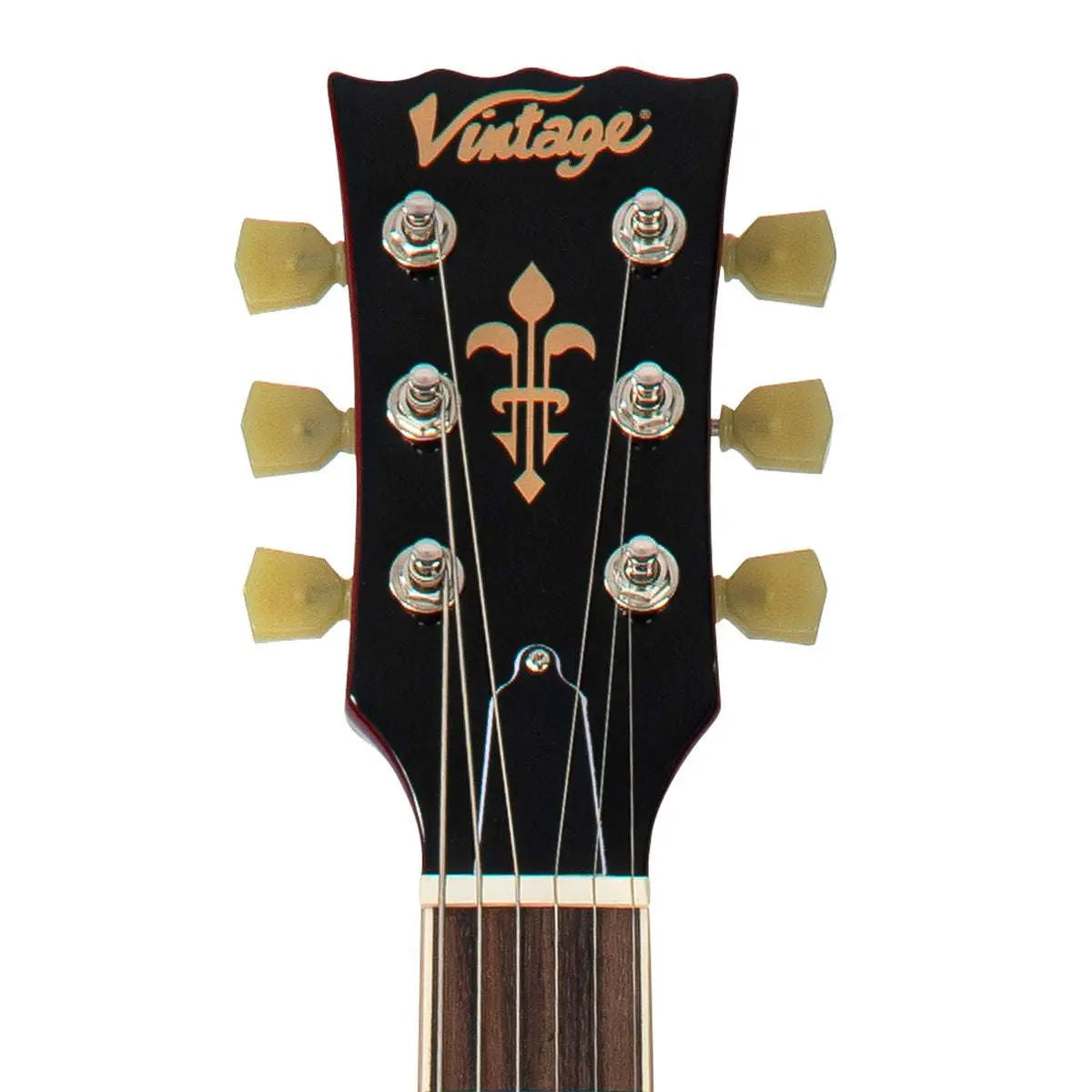 Vintage V100PCS ReIssued Electric Guitar ~ Cherry Sunburst - Richards Guitars Of Stratford Upon Avon