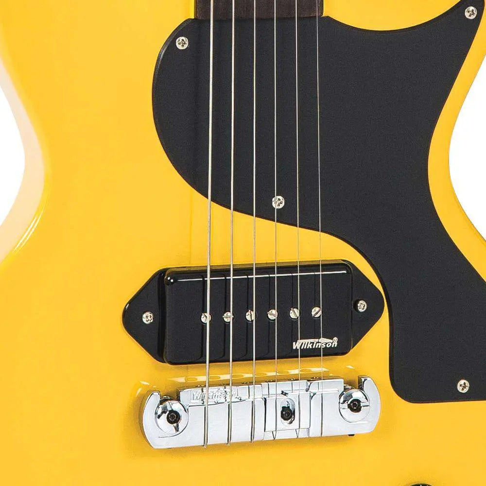 Vintage V120TVY ReIssued Electric Guitar ~ TV Yellow - Richards Guitars Of Stratford Upon Avon