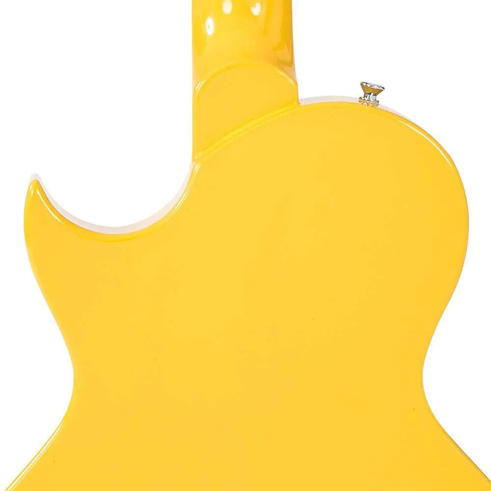 Vintage V120TVY ReIssued Electric Guitar ~ TV Yellow - Richards Guitars Of Stratford Upon Avon