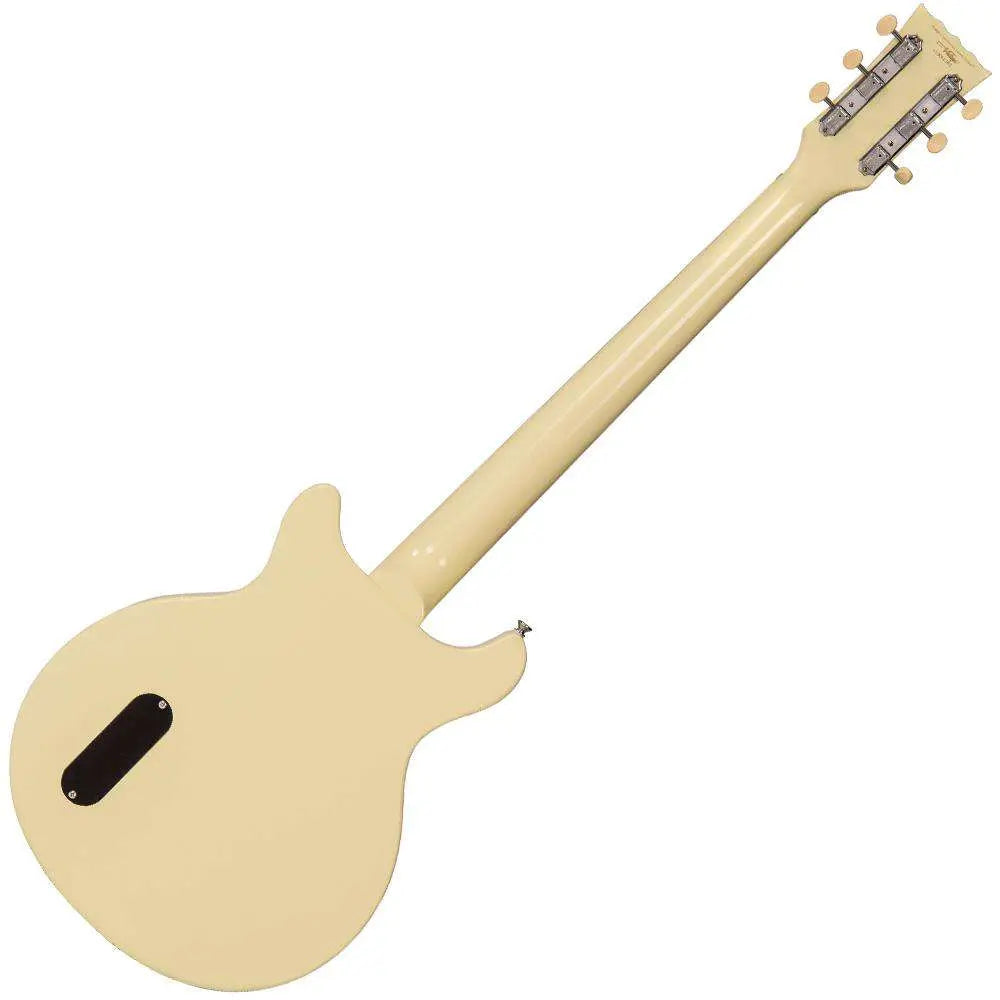 Vintage V130VW ReIssued Electric Guitar ~ Vintage White - Richards Guitars Of Stratford Upon Avon