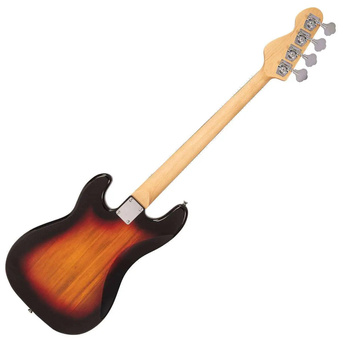 Vintage V40 Coaster Series Bass Guitar Pack ~ 3 Tone Sunburst - Richards Guitars Of Stratford Upon Avon