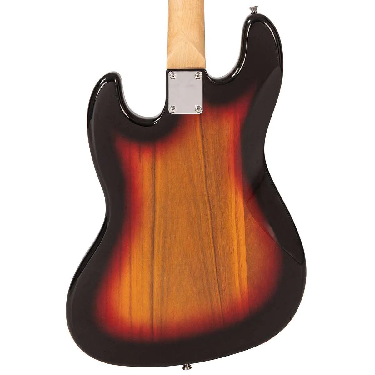 Vintage V49 Coaster Series Bass Guitar ~ 3 Tone Sunburst - Richards Guitars Of Stratford Upon Avon