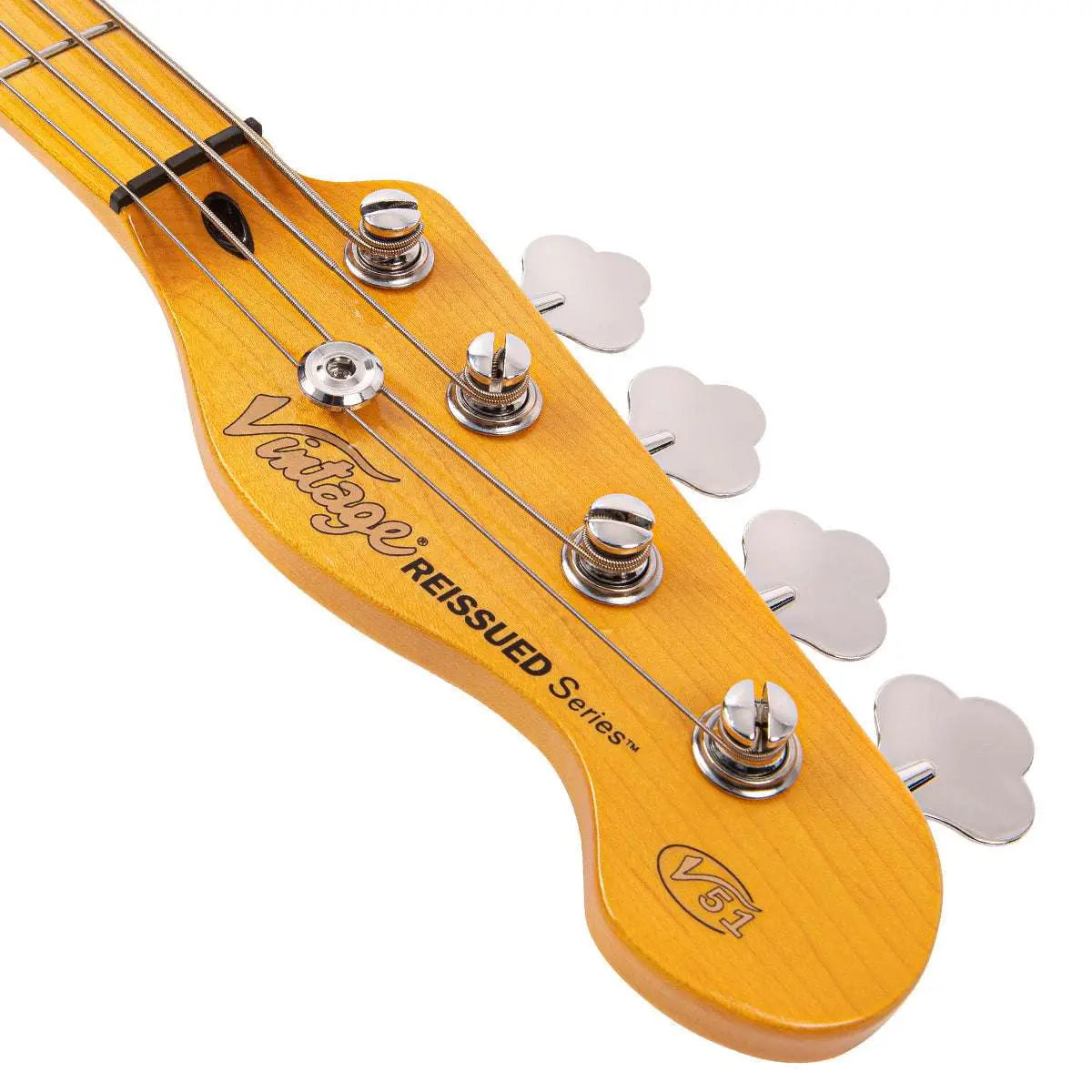 Vintage V51 ReIssued Bass Guitar ~ 2 Tone Sunburst - Richards Guitars Of Stratford Upon Avon