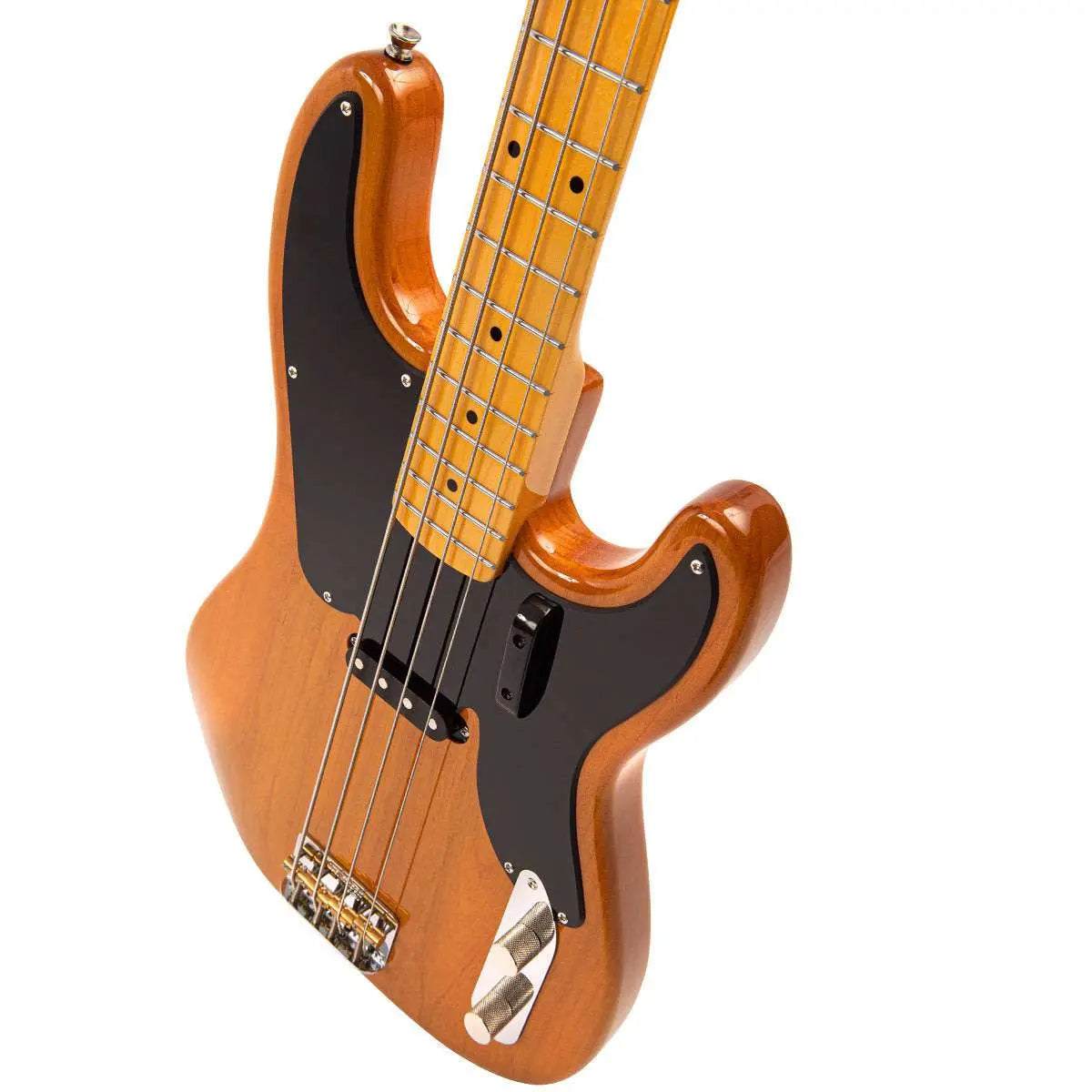 Vintage V51 ReIssued Bass Guitar ~ Vintage Blonde - Richards Guitars Of Stratford Upon Avon