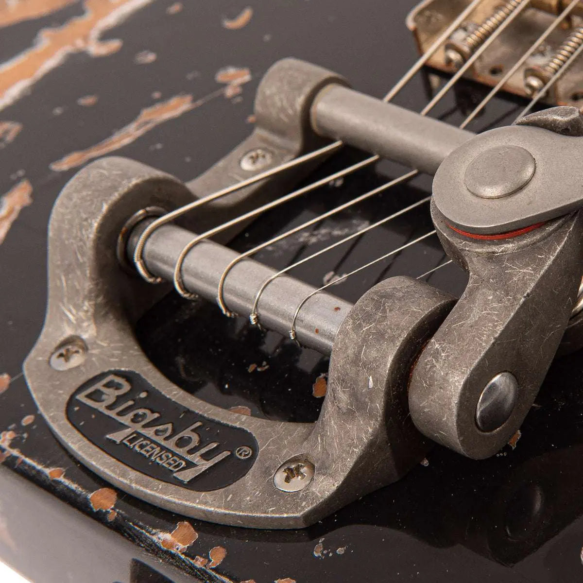 Vintage V52 ProShop Unique - Black Icon with Bigsby - Richards Guitars Of Stratford Upon Avon