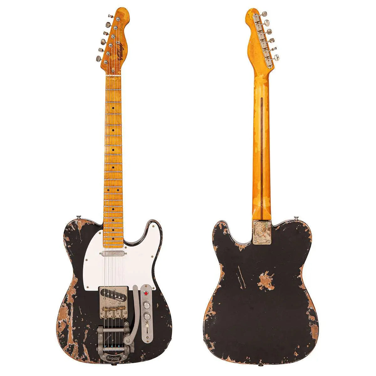 Vintage V52 ProShop Unique - Black Icon with Bigsby - Richards Guitars Of Stratford Upon Avon