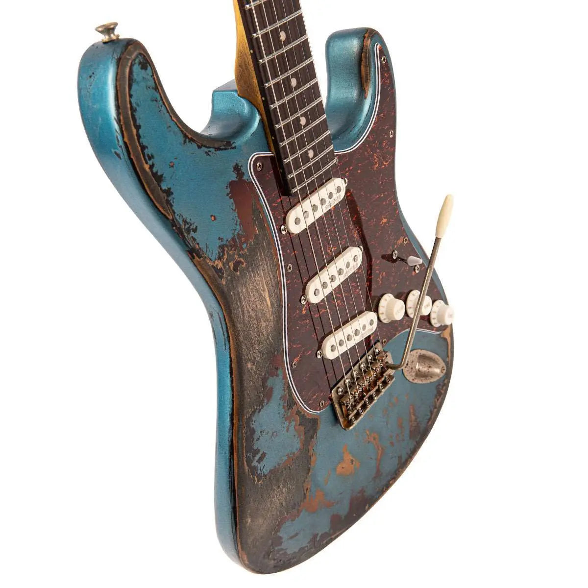 Vintage V6 ProShop Custom - Build ~ Scorched Earth Blue (Contact: Richards Guitars. www.rguitars.co.uk) - Richards Guitars Of Stratford Upon Avon