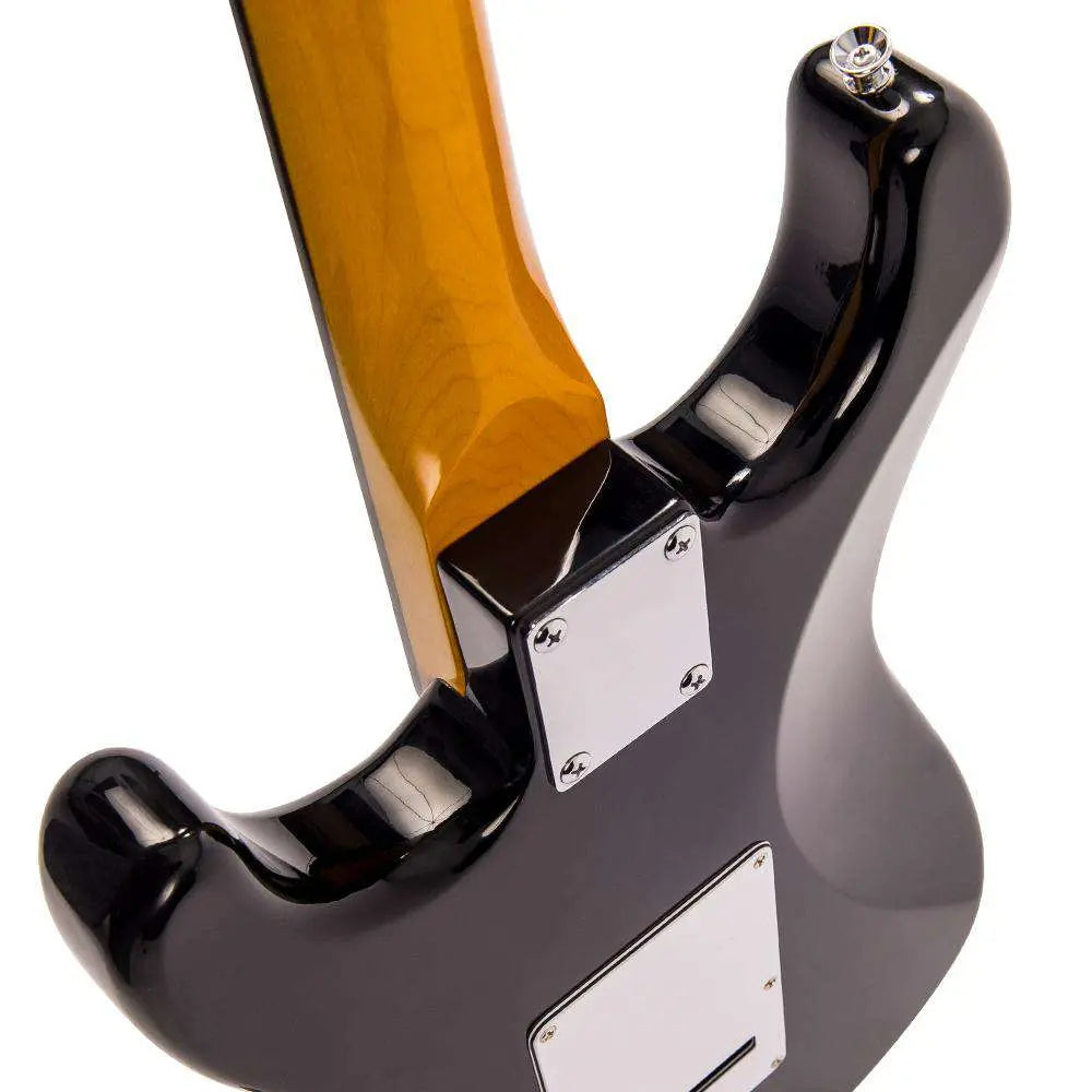 Vintage V6 ReIssued Electric Guitar ~ Boulevard Black - Richards Guitars Of Stratford Upon Avon