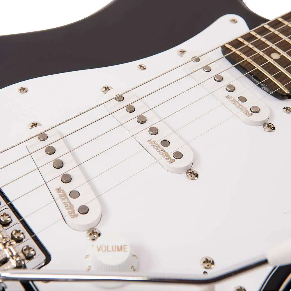 Vintage V6 ReIssued Electric Guitar ~ Boulevard Black - Richards Guitars Of Stratford Upon Avon