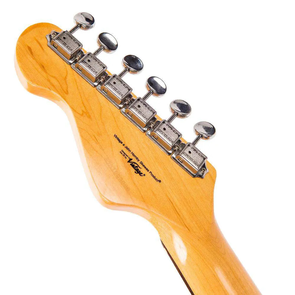 Vintage V6 ReIssued Electric Guitar ~ Laguna Blue - Richards Guitars Of Stratford Upon Avon