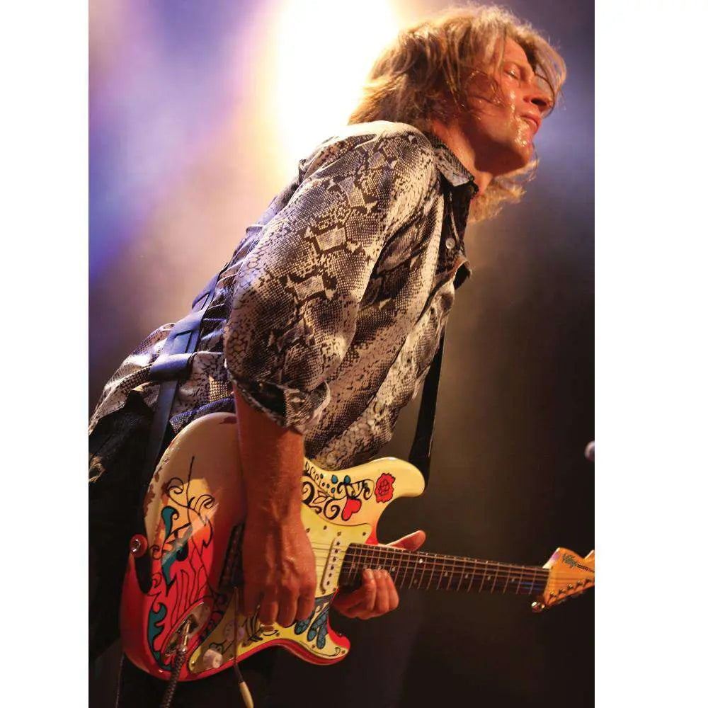 Vintage V6 Thomas Blug Signature Electric Guitar ~ 'Summer of love' - Richards Guitars Of Stratford Upon Avon