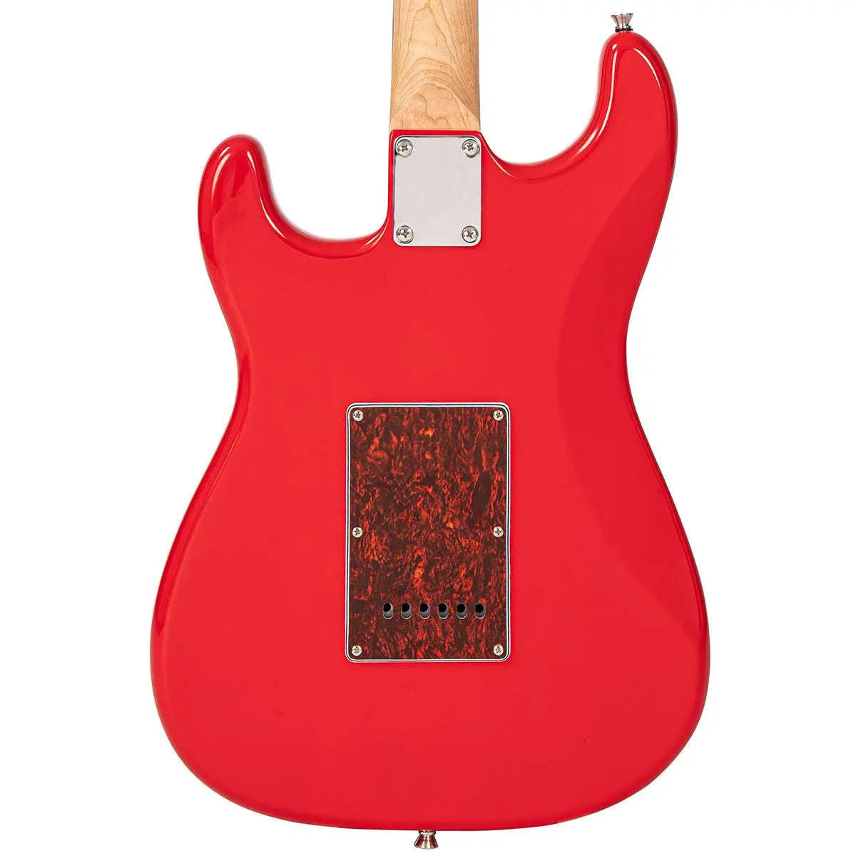 Vintage V60 Coaster Series Electric Guitar ~ Gloss Red - Richards Guitars Of Stratford Upon Avon