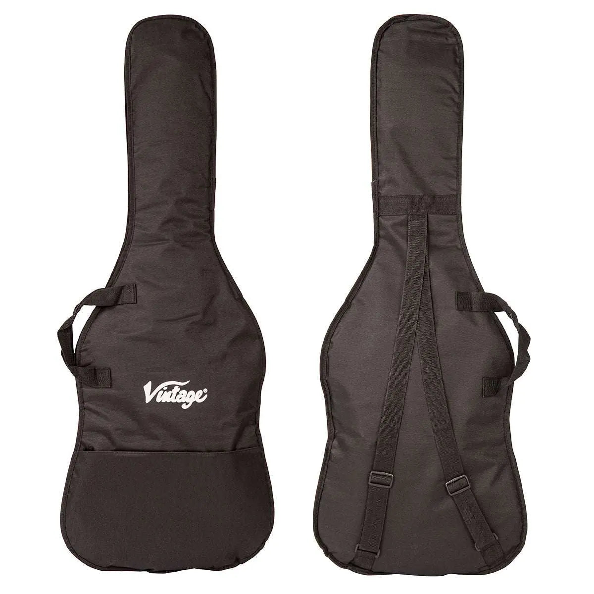 Vintage V60 Coaster Series Electric Guitar Pack ~ Left Hand Boulevard Black - Richards Guitars Of Stratford Upon Avon