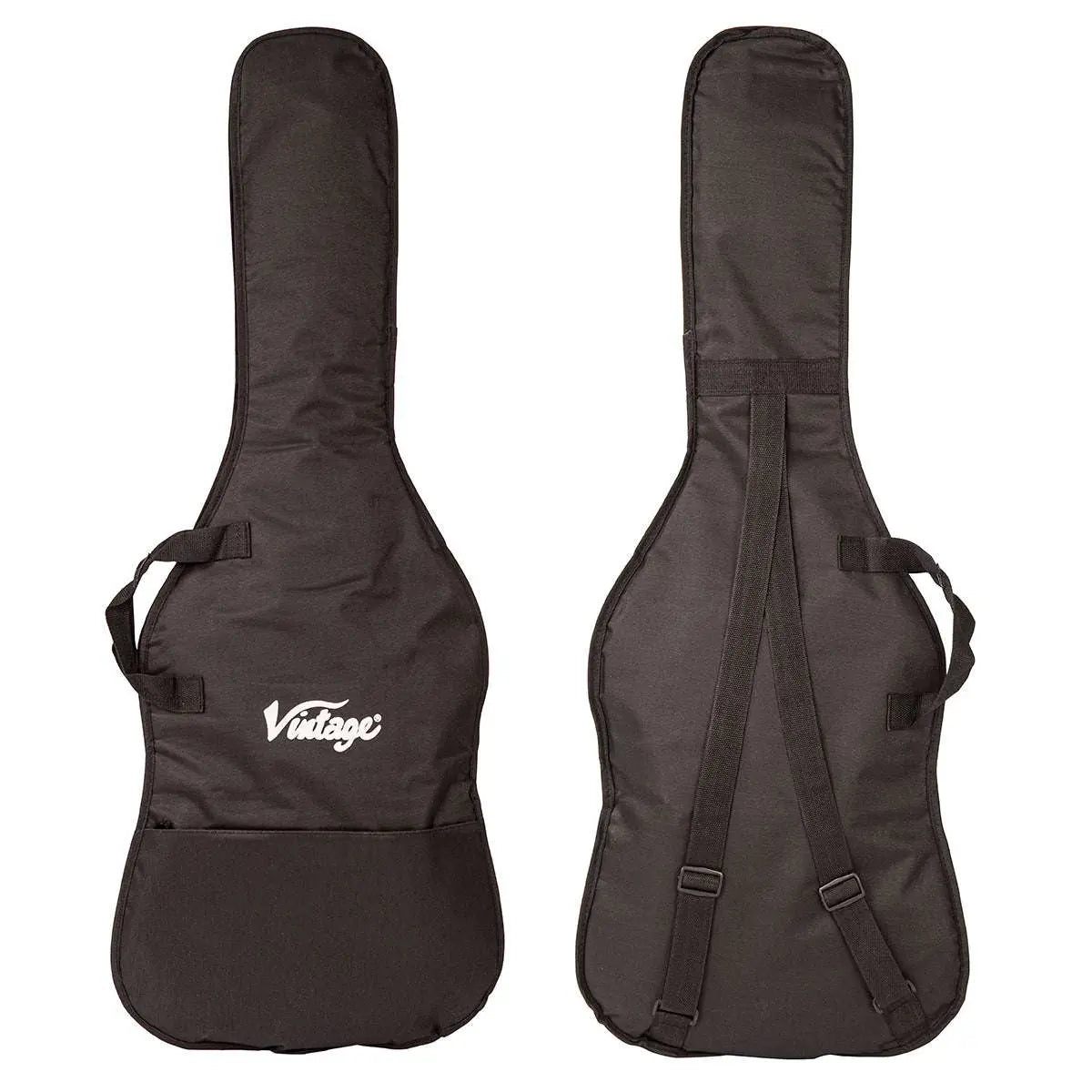 Vintage V60 Coaster Series Electric Guitar Pack ~ Left Hand Boulevard Black - Richards Guitars Of Stratford Upon Avon