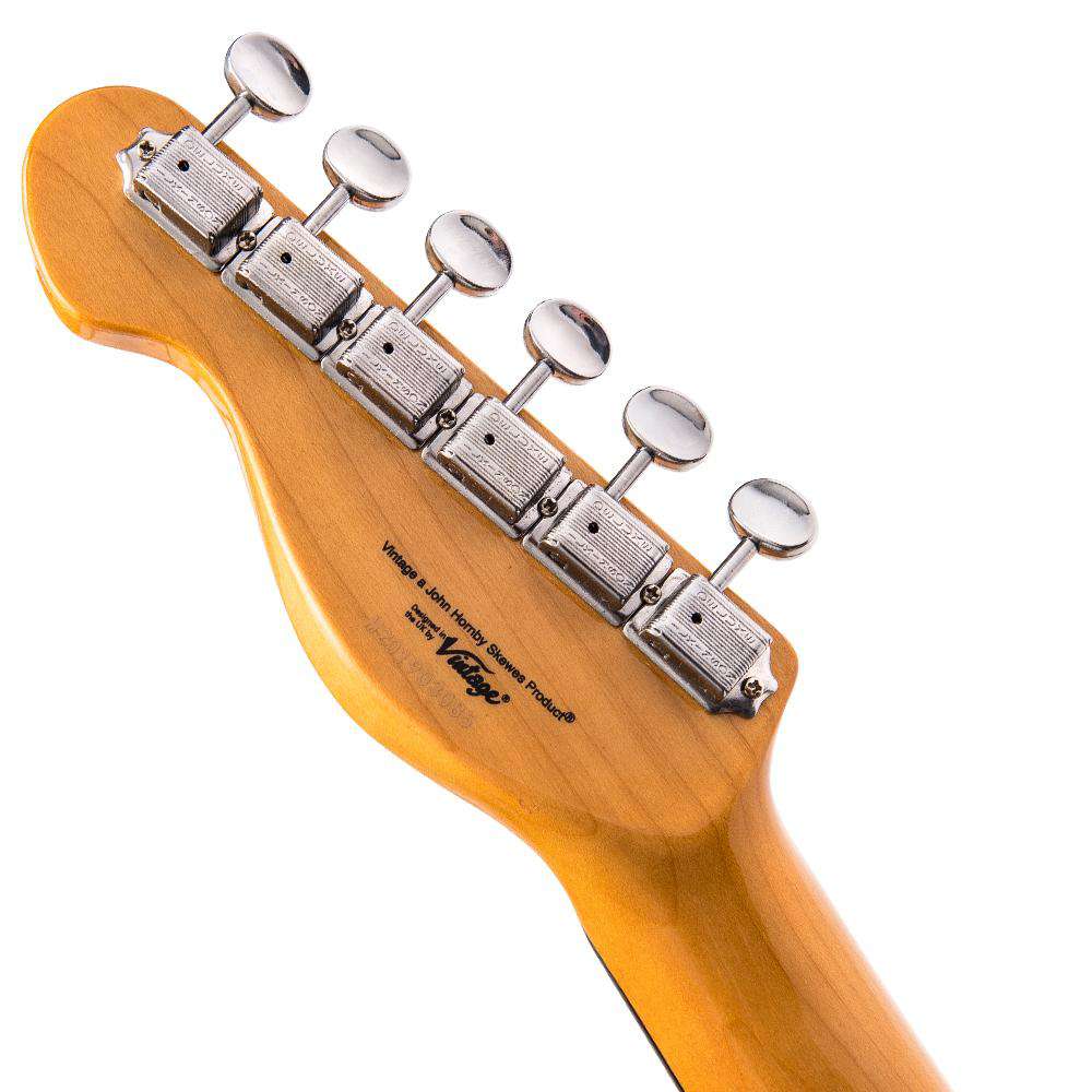 Vintage V62 ReIssued Electric Guitar ~ Ash Blonde - Richards Guitars Of Stratford Upon Avon