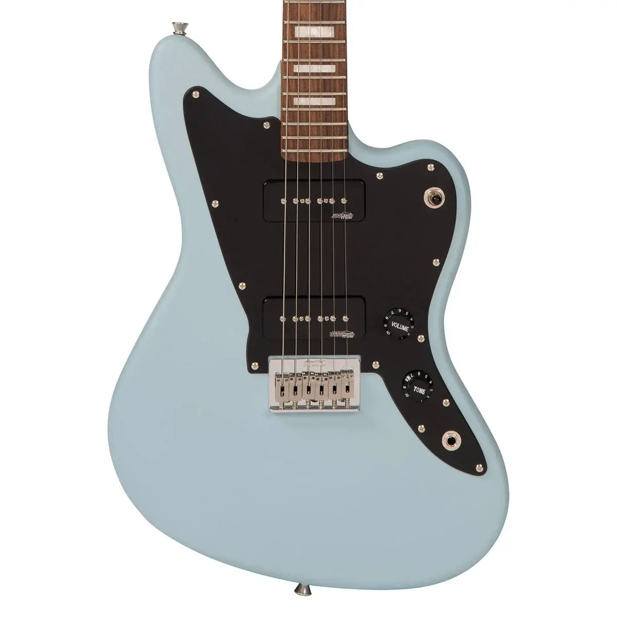 Vintage V65H BL ReIssued Hard Tail Electric Guitar ~ Satin Blue - Richards Guitars Of Stratford Upon Avon
