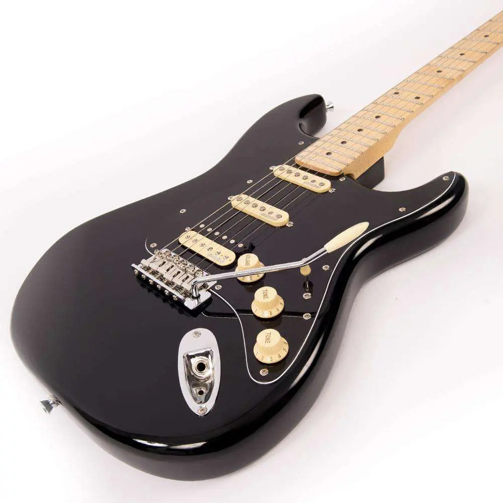 Vintage V6H ReIssued Electric Guitar ~ Boulevard Black - Richards Guitars Of Stratford Upon Avon