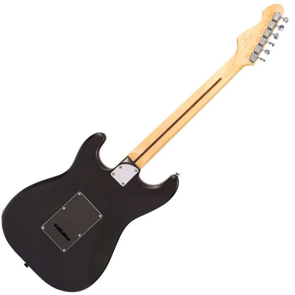Vintage V6H ReIssued Electric Guitar ~ Boulevard Black - Richards Guitars Of Stratford Upon Avon