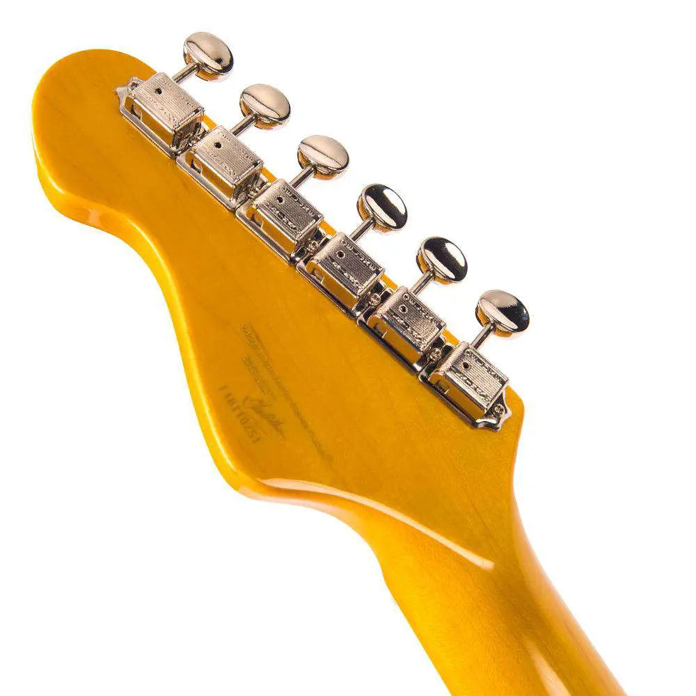 Vintage V6M ReIssued Electric Guitar ~ Firenza Red - Richards Guitars Of Stratford Upon Avon