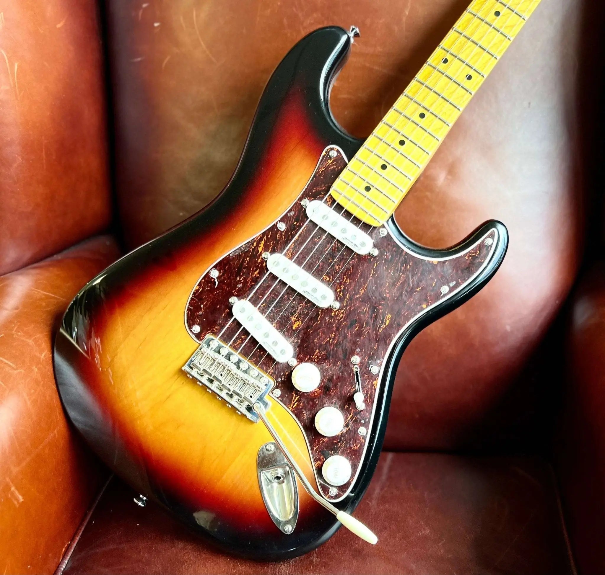 Vintage V6M ReIssued Electric Guitar ~ Sunburst - Richards Guitars Of Stratford Upon Avon