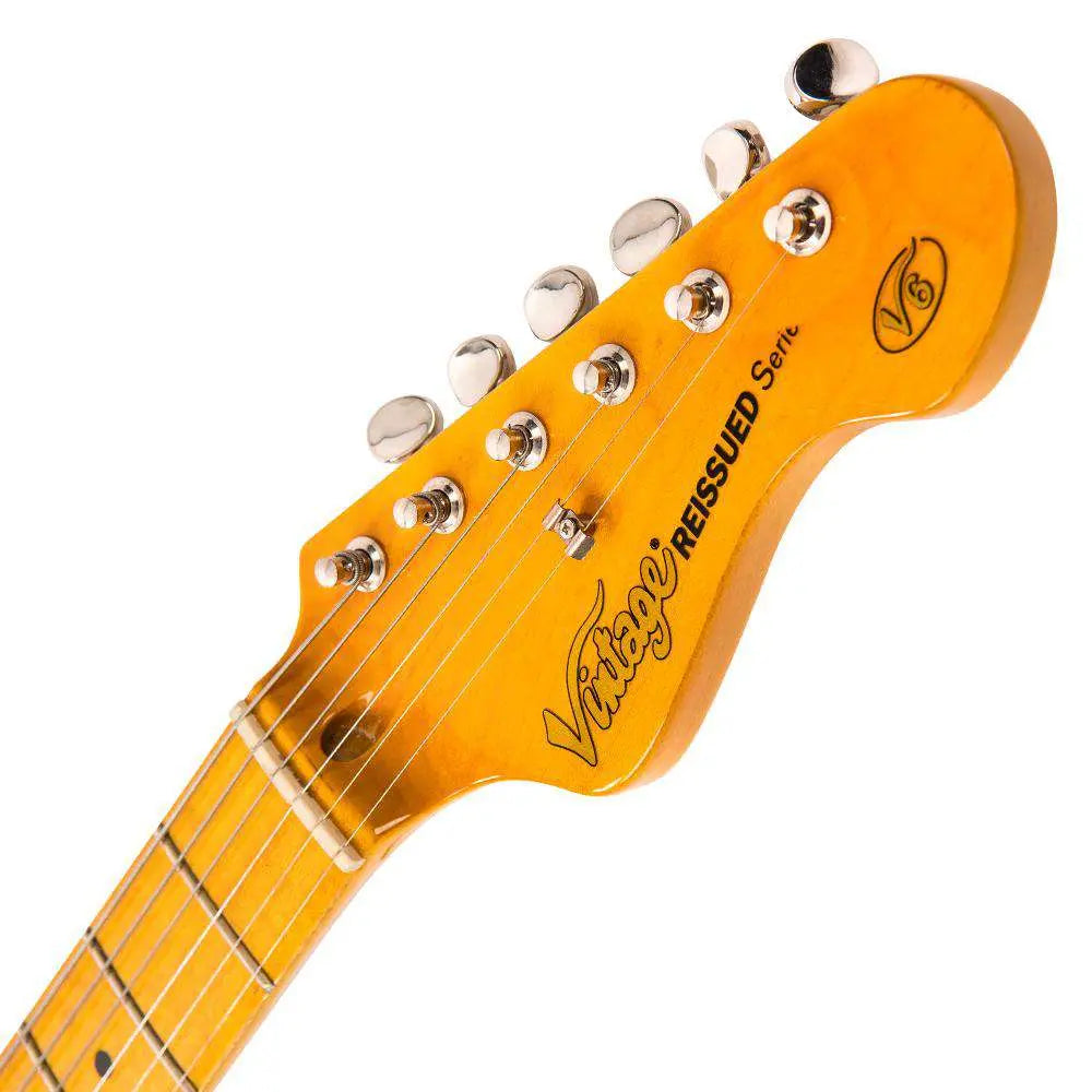 Vintage V6M ReIssued Electric Guitar ~ Sunburst - Richards Guitars Of Stratford Upon Avon