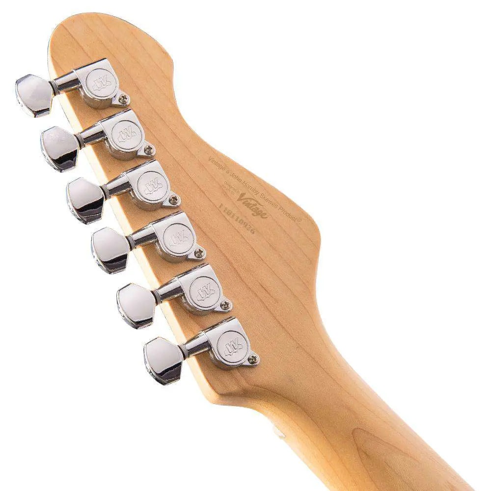 Vintage V6M24 ReIssued Electric Guitar ~ Daytona Yellow - Richards Guitars Of Stratford Upon Avon