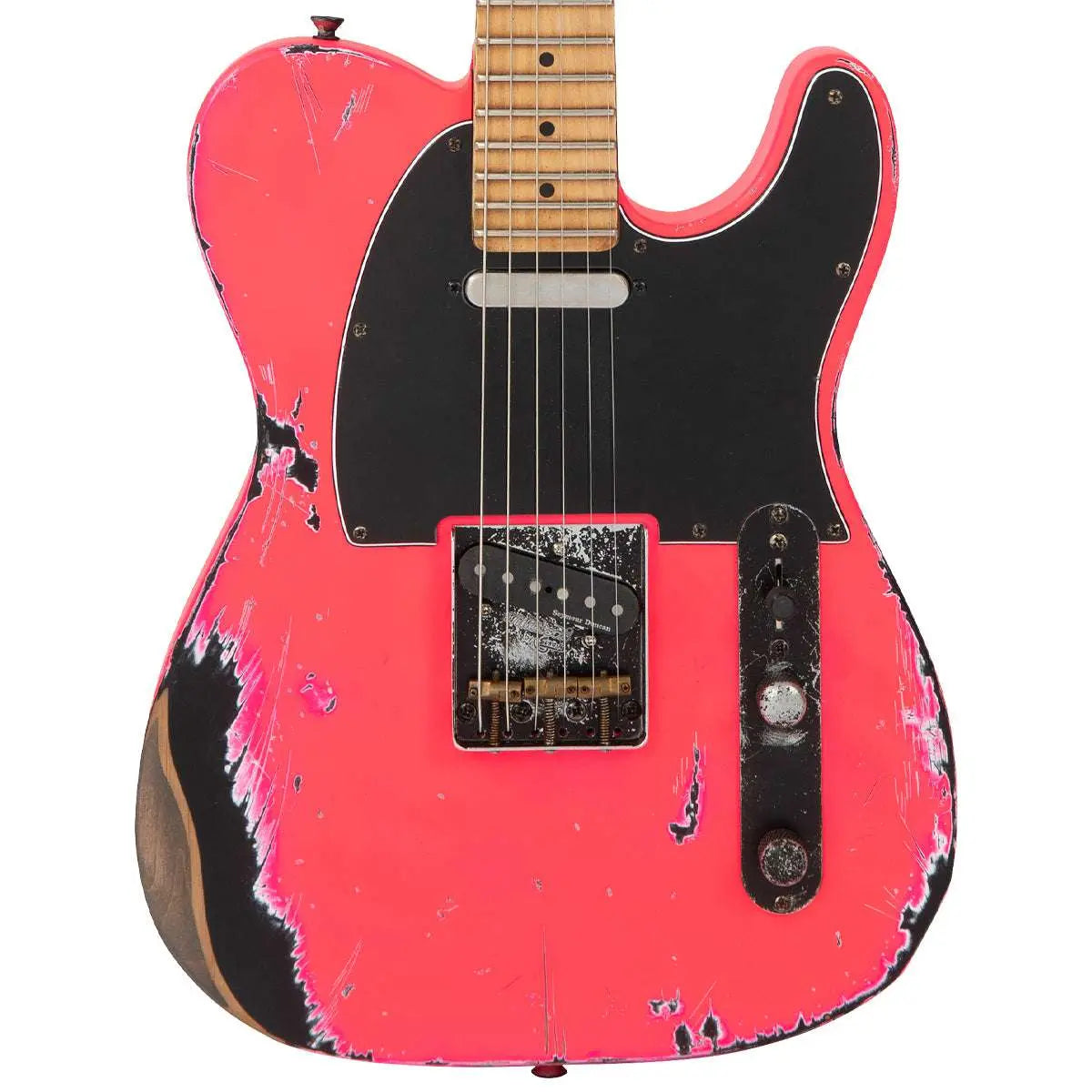 Vintage V75 ProShop Unique ~ Neon Pink - Richards Guitars Of Stratford Upon Avon