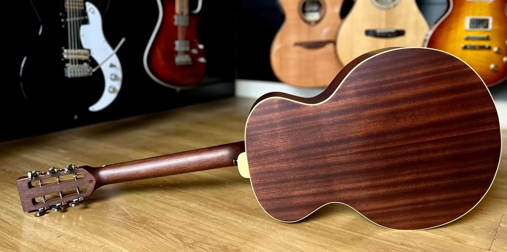 Vintage* V880AQ Historic Series 'Parlour' Acoustic Guitar - Richards Guitars Of Stratford Upon Avon