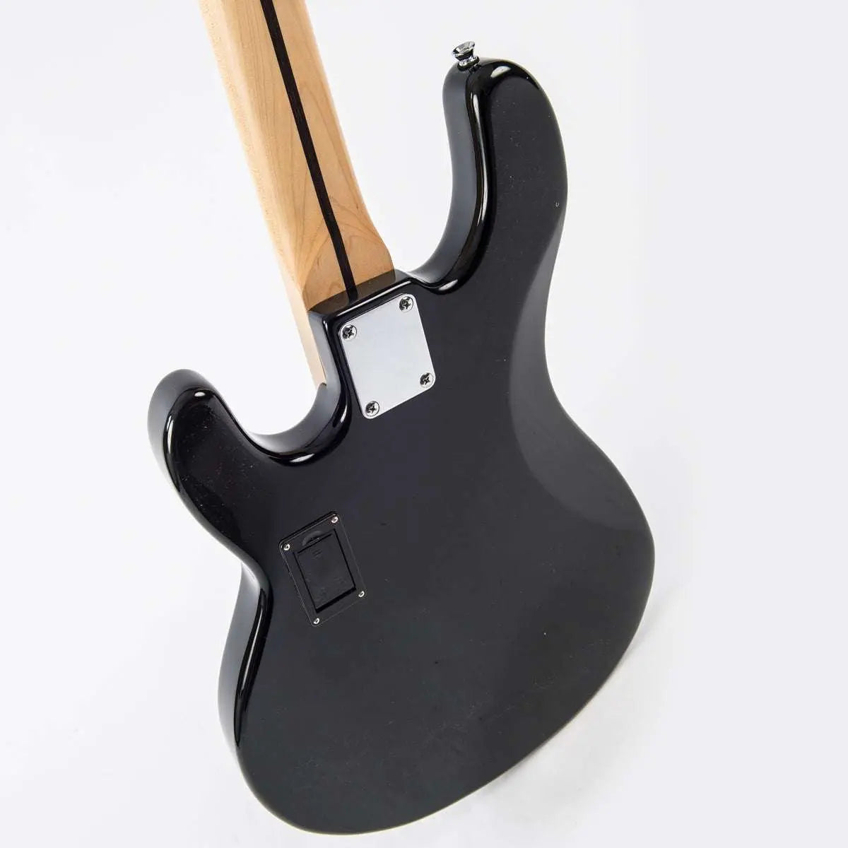 Vintage V96 ReIssued 4 - String Active Bass ~ Black - Richards Guitars Of Stratford Upon Avon