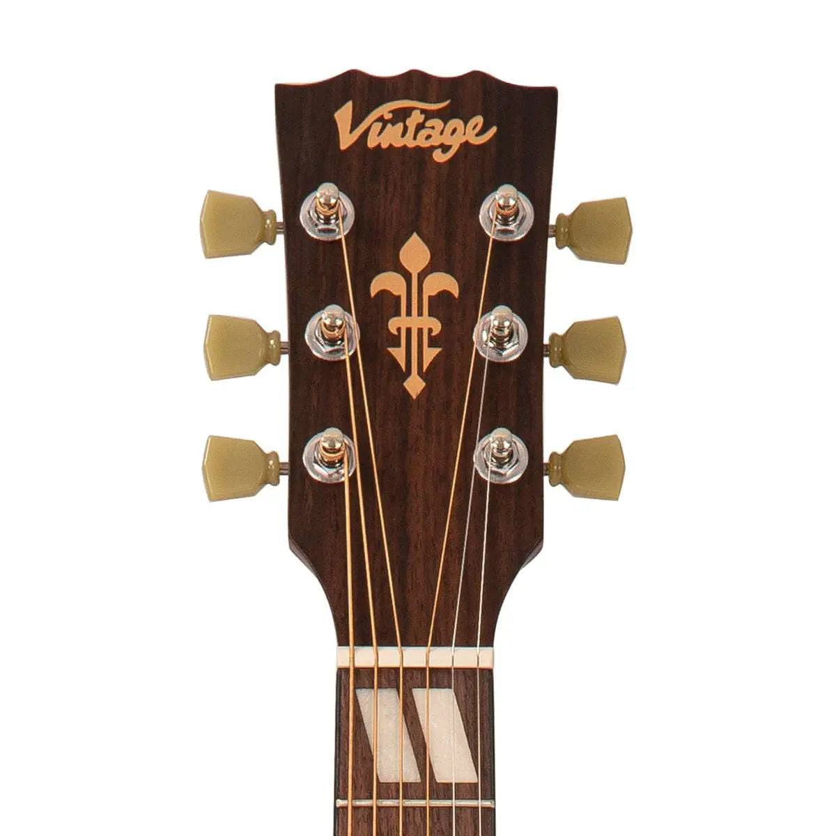 Vintage VE140VSB Historic Series 'Dreadnought' Electro - Acoustic Guitar ~ Vintage Sunburst - Richards Guitars Of Stratford Upon Avon