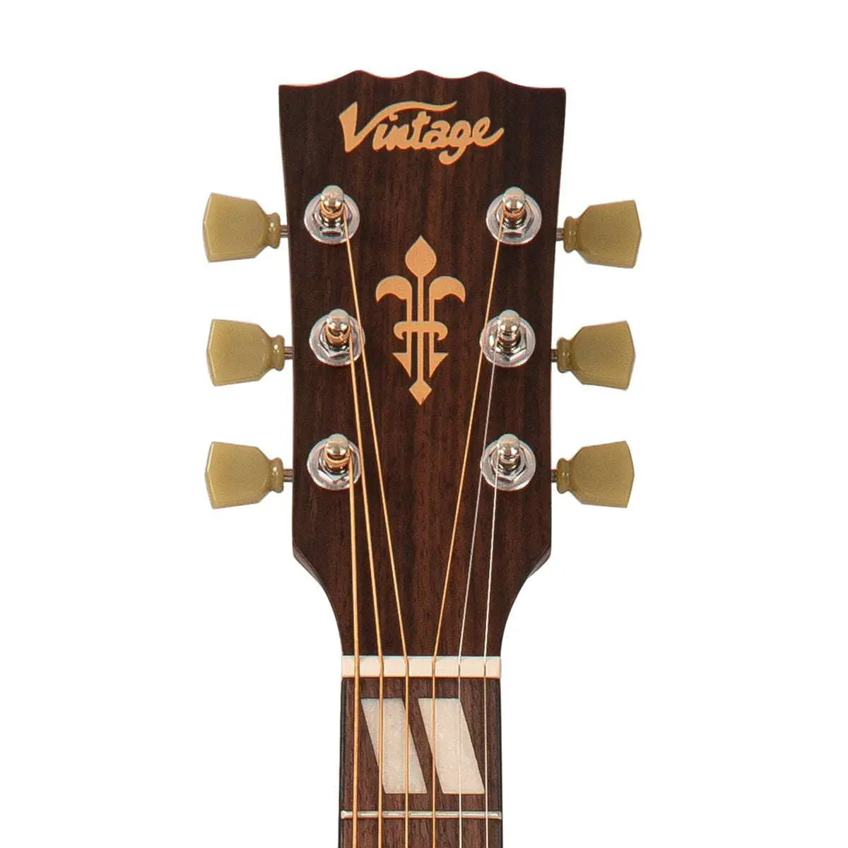 Vintage VE140VSB Historic Series 'Dreadnought' Electro - Acoustic Guitar ~ Vintage Sunburst - Richards Guitars Of Stratford Upon Avon