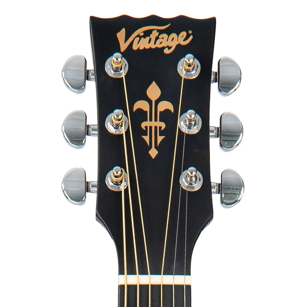 Vintage VEC1900SB Stage Series 'Grand Auditorium' Cutaway Electro - Acoustic Guitar ~ Sunburst - Richards Guitars Of Stratford Upon Avon
