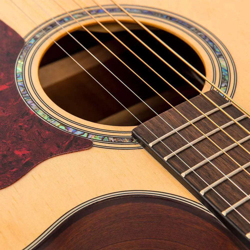 Vintage VGA990 Electro - Acoustic Sweetwater Guitar ~ Natural - Richards Guitars Of Stratford Upon Avon