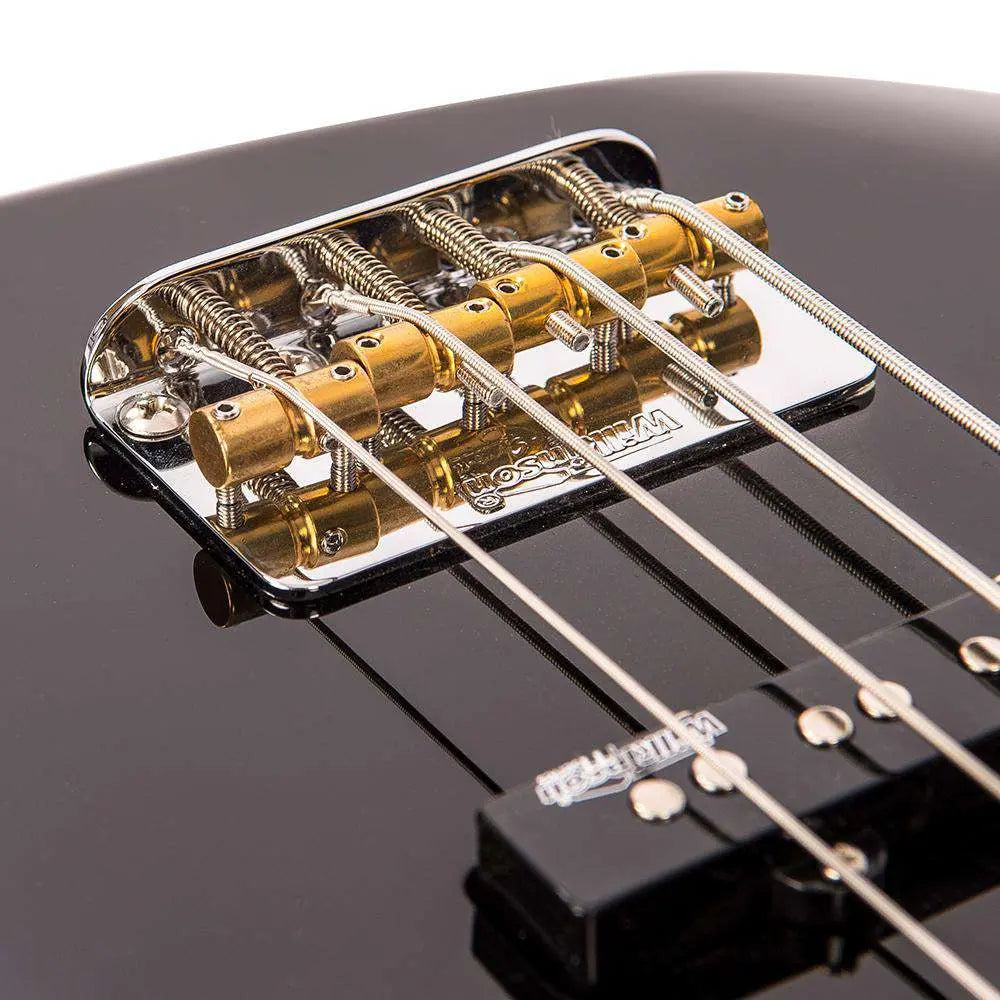 Vintage VJ74 ReIssued Bass ~ Boulevard Black - Richards Guitars Of Stratford Upon Avon