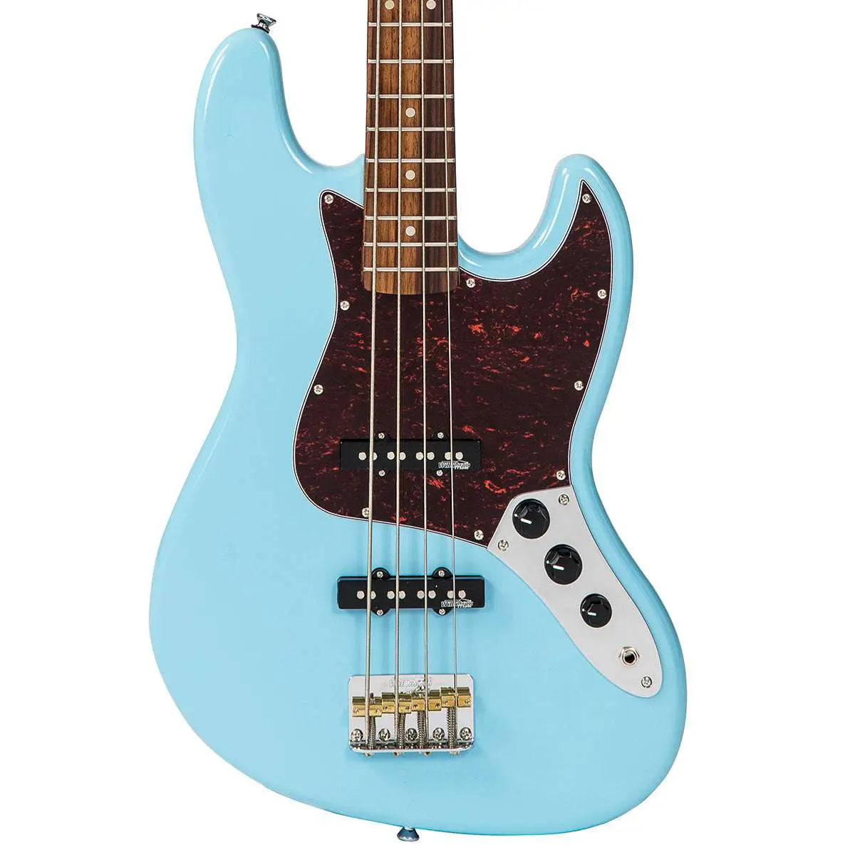 Vintage VJ74 ReIssued Bass ~ Laguna Blue - Richards Guitars Of Stratford Upon Avon