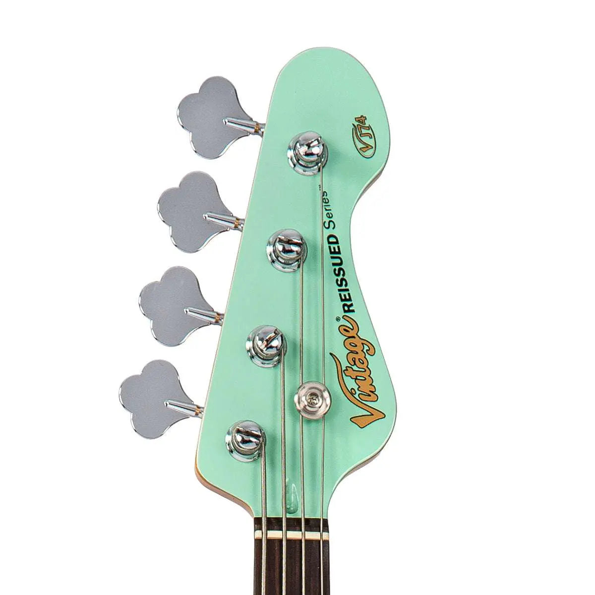 Vintage VJ74 ReIssued Bass ~ Ventura Green - Richards Guitars Of Stratford Upon Avon