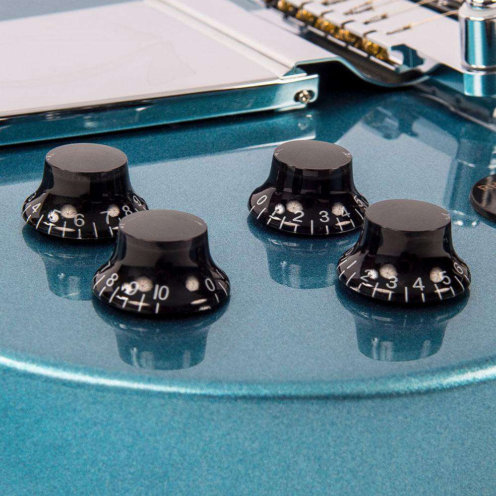 Vintage VS6V ReIssued with vintage style Vibrato ~ Gun Hill Blue - Richards Guitars Of Stratford Upon Avon