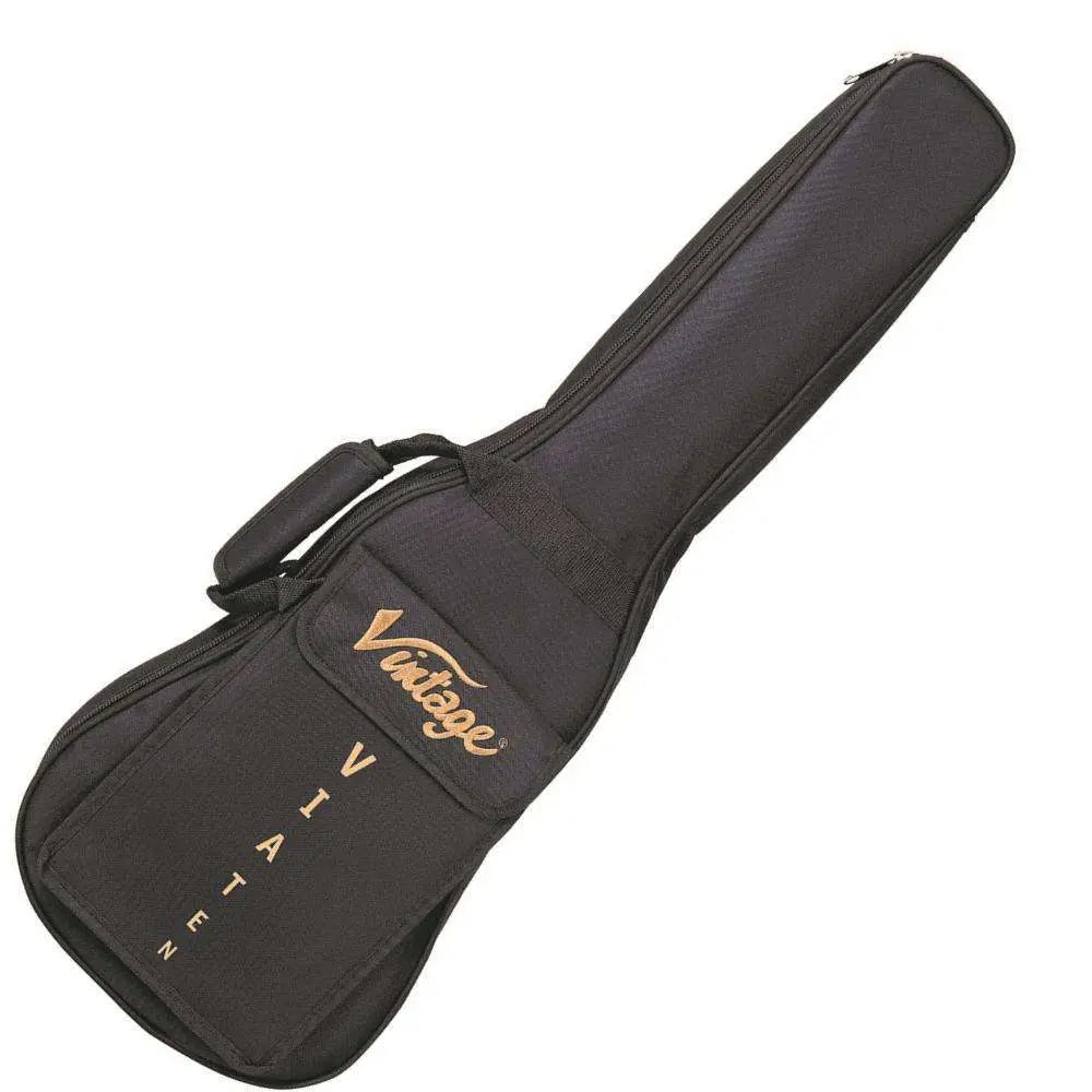 Vintage VTE800N 'Viaten' Paul Brett Acoustic Tenor Guitar ~ Natural - Richards Guitars Of Stratford Upon Avon