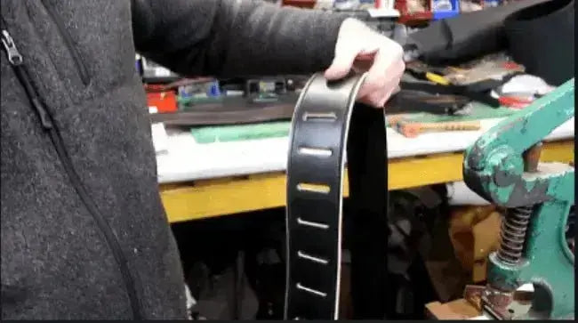 Walsall Hand Made Premium Padded Bridle Leather Guitar Strap ( Just £79 when bought with a guitar saving £40) - Richards Guitars Of Stratford Upon Avon