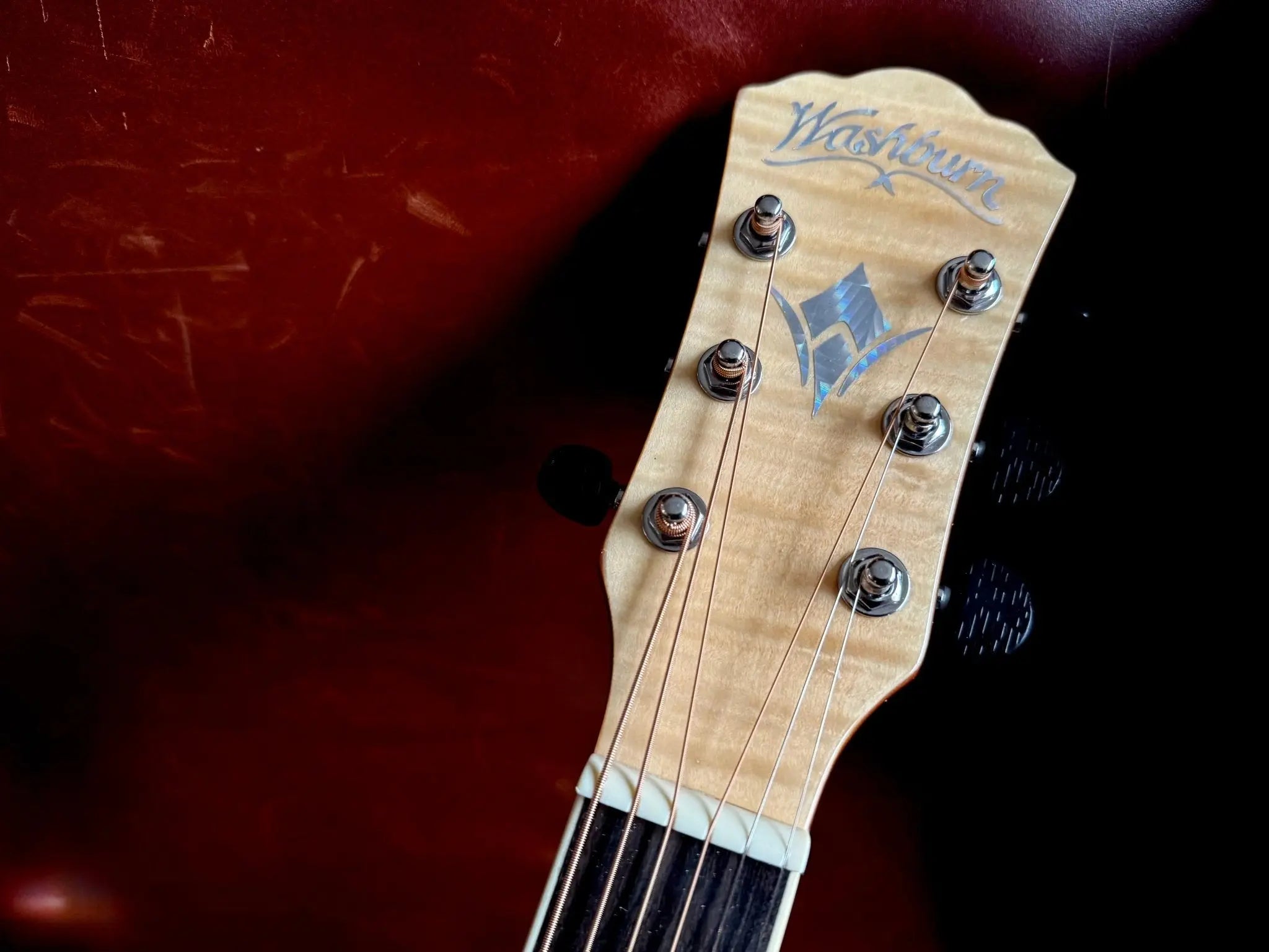 Buy Washburn AG40CE Grand Auditorium - Natural Electro Acoustic Guitar w' £225 Custom Pro Setup Package Included