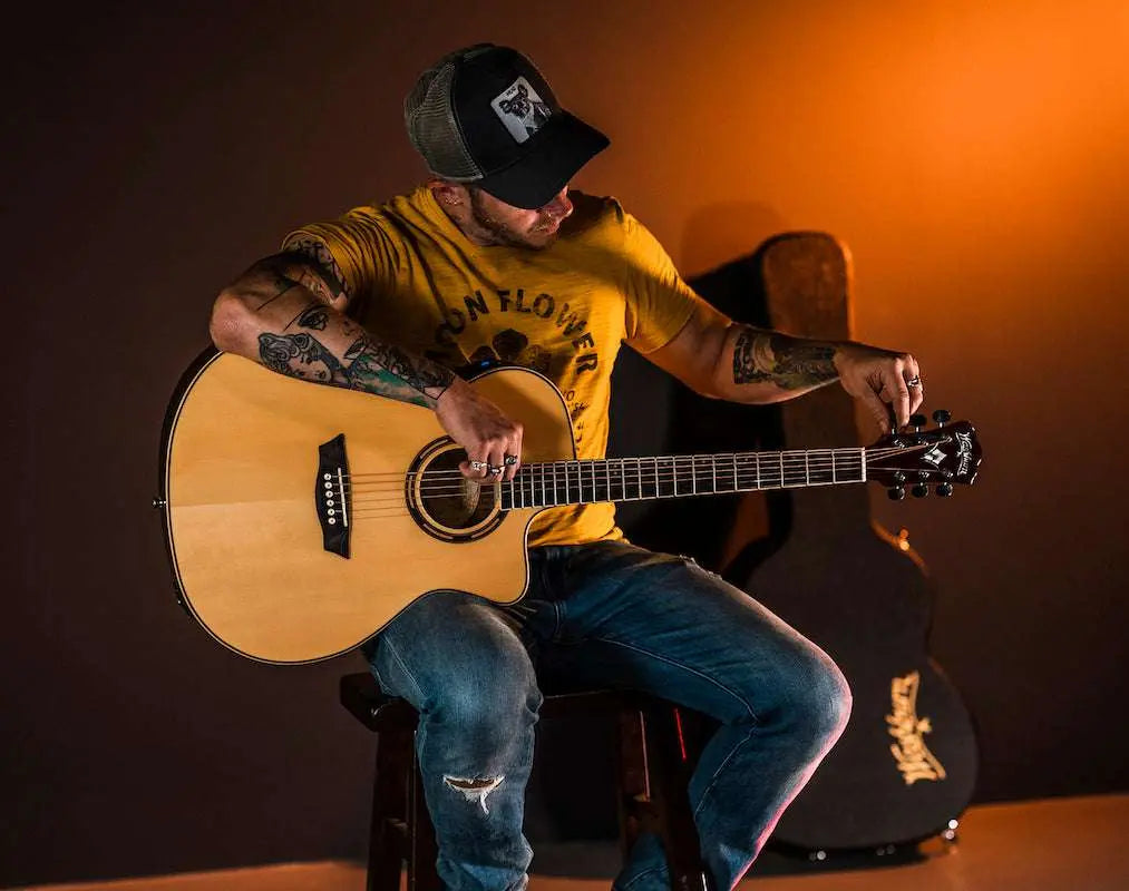 Washburn AG70CE Grand Auditorium - Natural Electro Acoustic Guitar - Richards Guitars Of Stratford Upon Avon